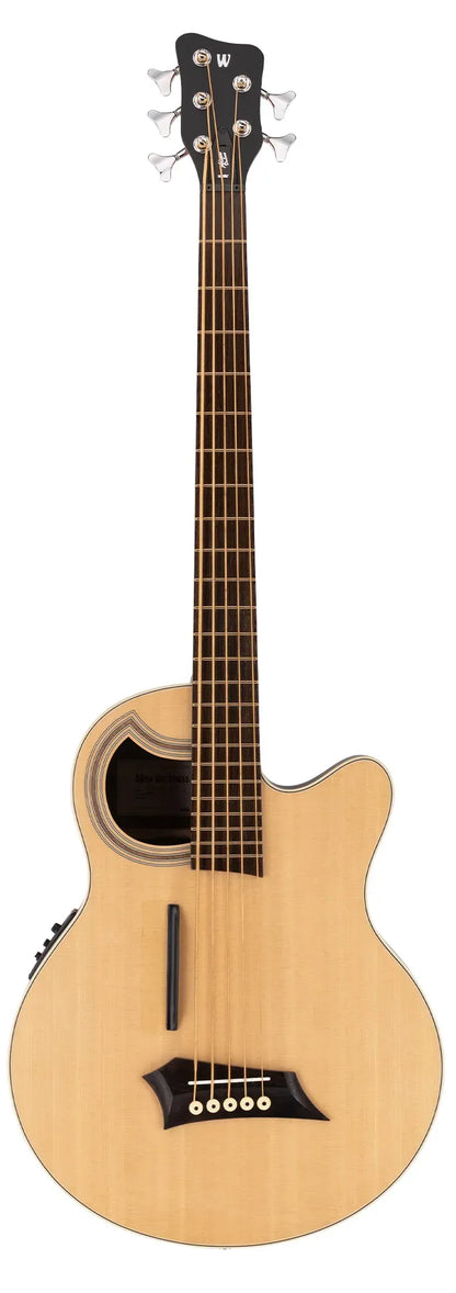 Warwick RockBass Alien Deluxe, 5-String - Natural Transparent Satin
