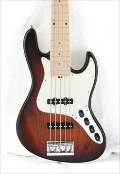 Sadowsky MetroLine 21-Fret Vintage J/J Bass, Swamp Ash Body, Maple Fingerboard, 5-String - Almond Sunburst Transparent Satin