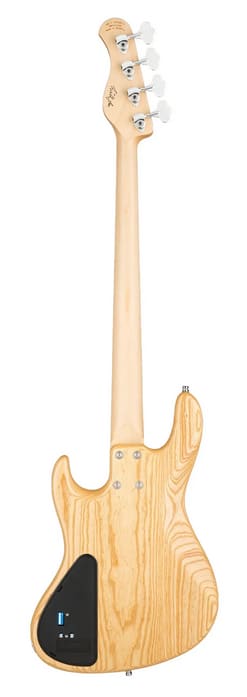 Sadowsky MetroLine 22-Fret Will Lee Bass-Swamp Ash Body-4 String-Natural Transparent Satin