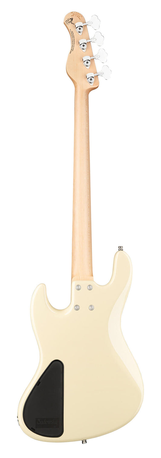 Sadowsky MetroLine 21 Fret Verdine White 4 String, Olympic White High Polish, Alder Body