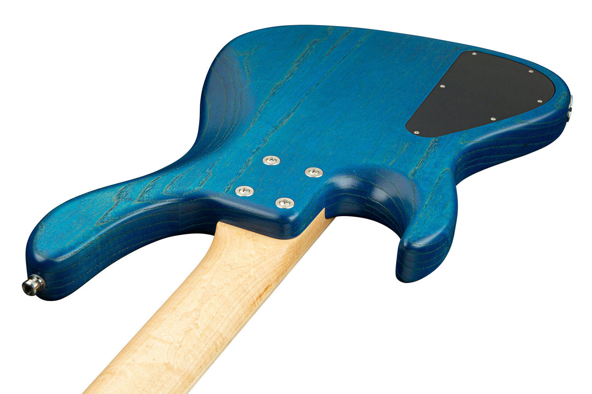 Sadowsky MetroLine 24-Fret Modern 4 String, Swamp Ash Body, Ocean Blue Transparent Satin
