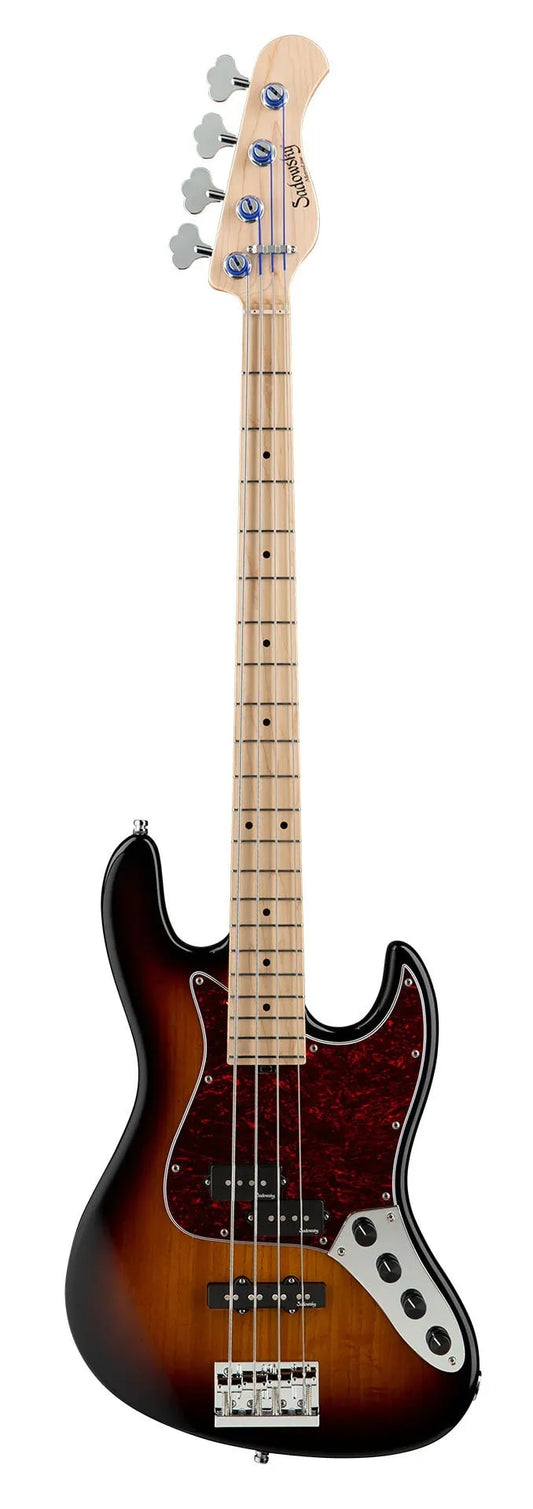 Sadowsky MetroLine 21-Fret Vintage P/J Bass-Swamp Ash Body-4 String-'59 Burst Transparent High Polish