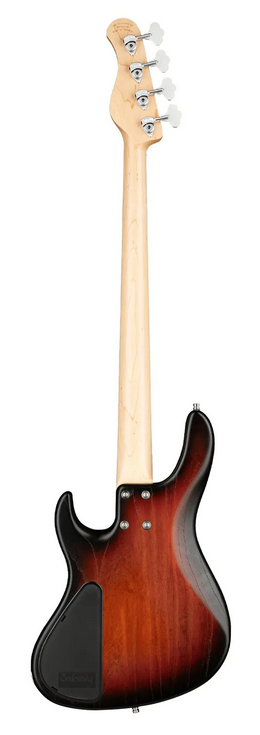 Sadowsky MetroLine 24-Fret Vintage J/J Bass-Swamp Ash Body-4 String-Almond Sunburst Transparent Satin