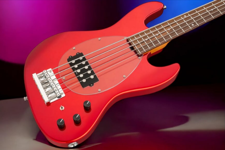 Sadowsky MetroExpress 21-Fret Vintage M Bass Morado Fingerboard 5-String - Solid Candy Apple Red Metallic High Polish