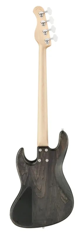 Sadowsky MetroLine 21-Fret Vintage P/J Bass-Swamp Ash Body-4 String-Nirvana Black Transparent Satin