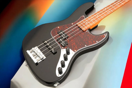 Sadowsky MetroExpress 21-Fret Hybrid P/J Bass, Morado Fingerboard, 4-String - Solid Black High Polish