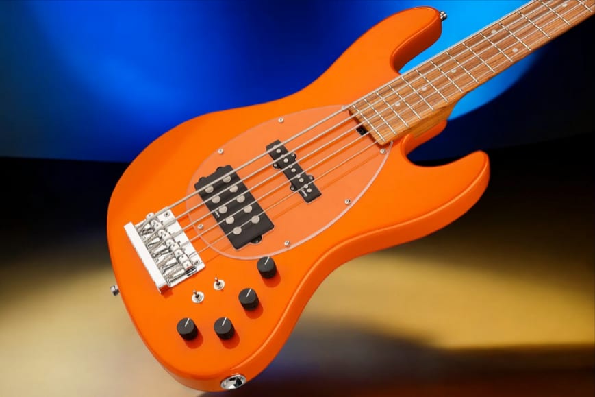 Sadowsky MetroExpress 21-Fret Vintage M/J Bass, Morado Fingerboard, 5-String - Solid Candy Apple Orange Metallic High Polish