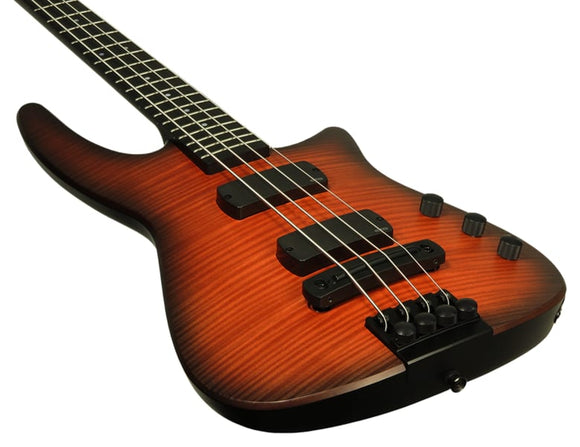 NS Design NXT4a Radius Bass Guitar - Sunburst