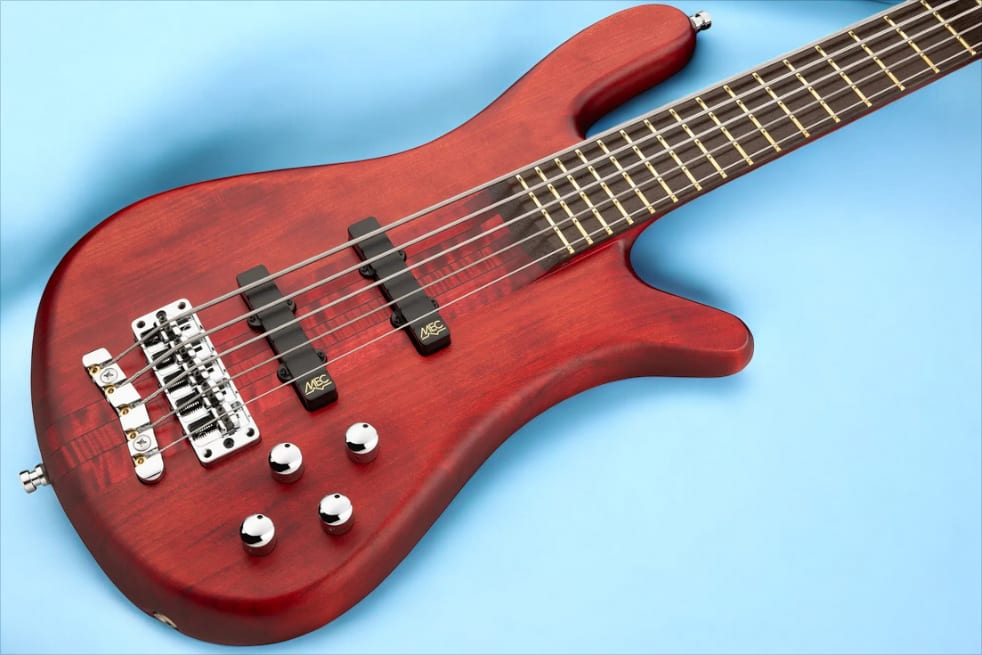 Warwick Pro Series Streamer Stage I-5 String-Burgundy Red Transparent Satin