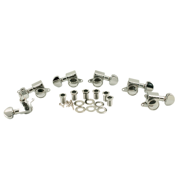 Grover 3 Per Side Or 6 In Line Mini Roto-Grip Locking Rotomatics, 505C, Chrome