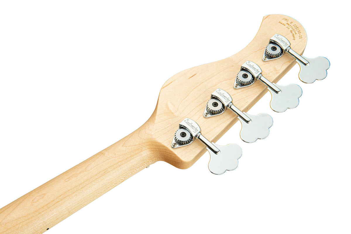 Sadowsky MetroLine 24-Fret Modern 4 String, Swamp Ash Body, Ocean Blue Transparent Satin