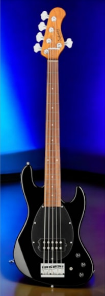 Sadowsky MetroExpress 21-Fret Vintage M Bass Morado Fingerboard 5-String - Solid Black High Polish