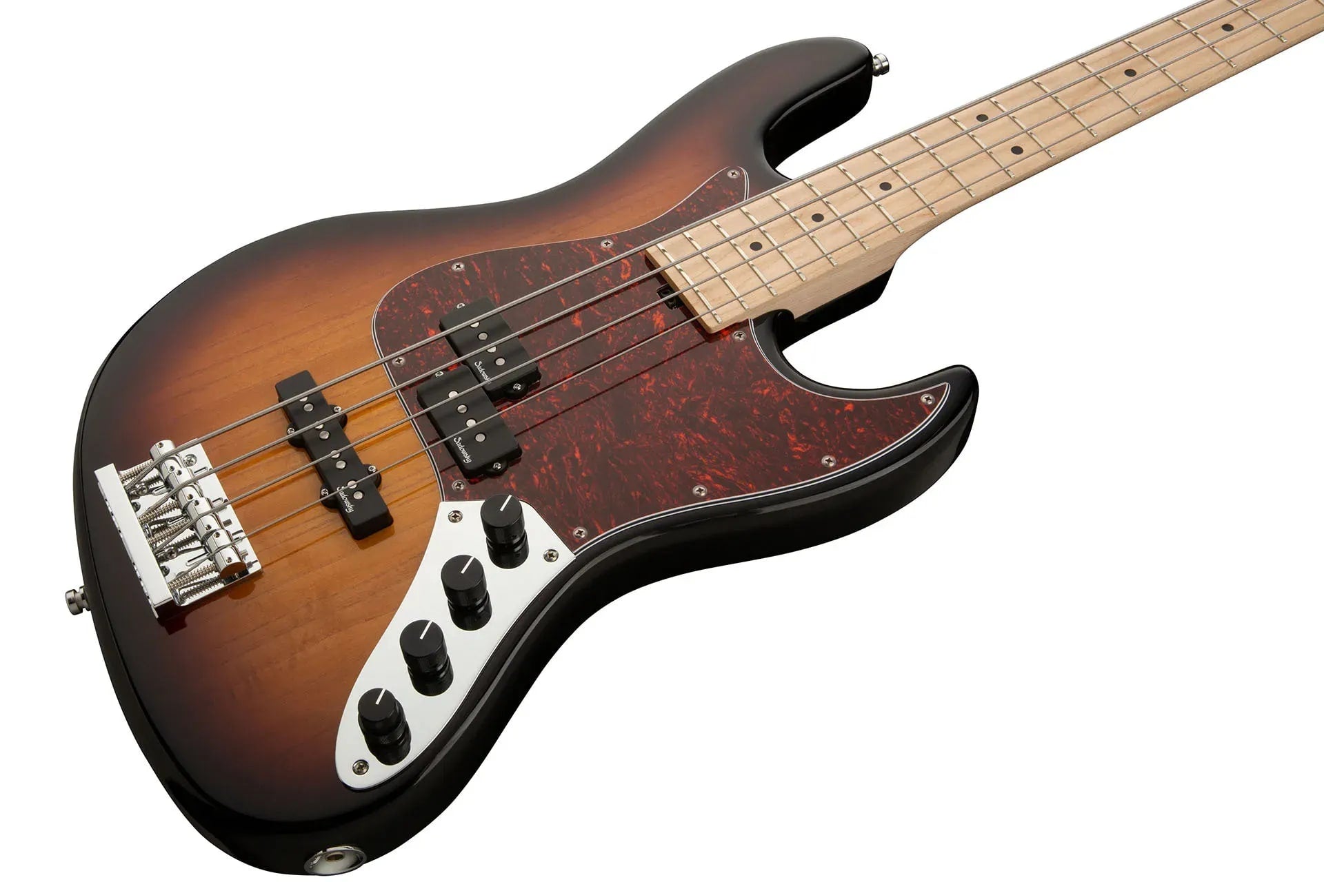 Sadowsky MetroLine 21-Fret Vintage P/J Bass-Swamp Ash Body-4 String-'59 Burst Transparent High Polish