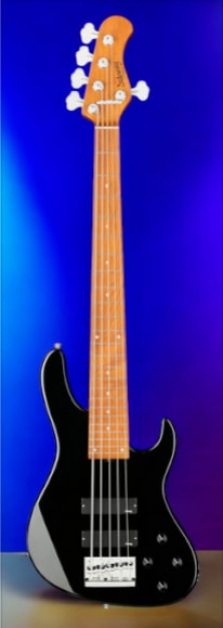Sadowsky MetroExpress 5-String 24-Fret Modern Bass Roasted Maple Fingerboard 5-String High Polish, Solid Black