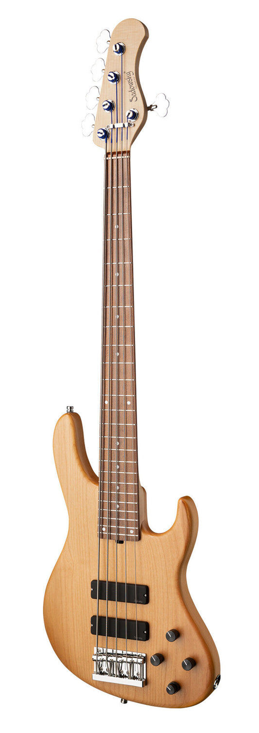 Sadowsky MetroLine 24-Fret Modern 5 String, Red Alder Body, Natural Transparent Satin