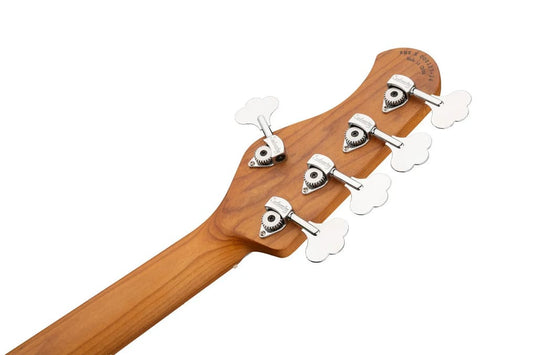 Sadowsky MetroExpress 5-String 24-Fret Modern Bass Roasted Maple Fingerboard 5-String Solid Sage Green Metallic High Polish