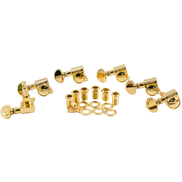 Grover 6 In Line Left Hand Mid-Size Rotomatics Gold