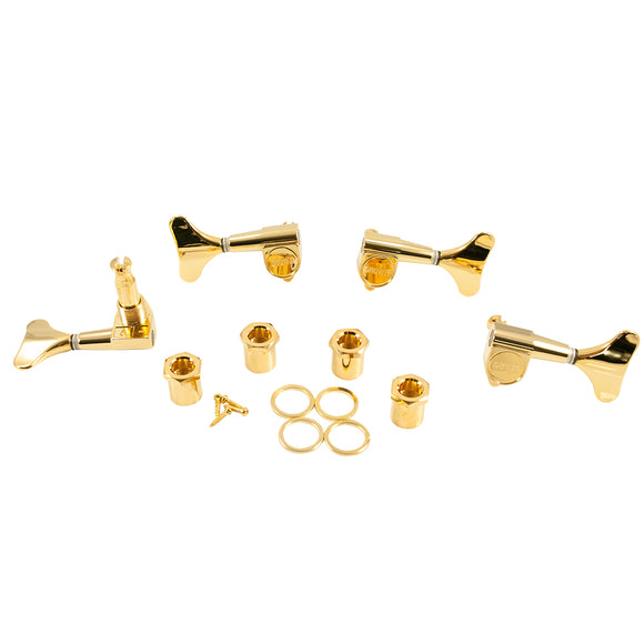 Grover 2 Per Side Mini Bass Machines Gold