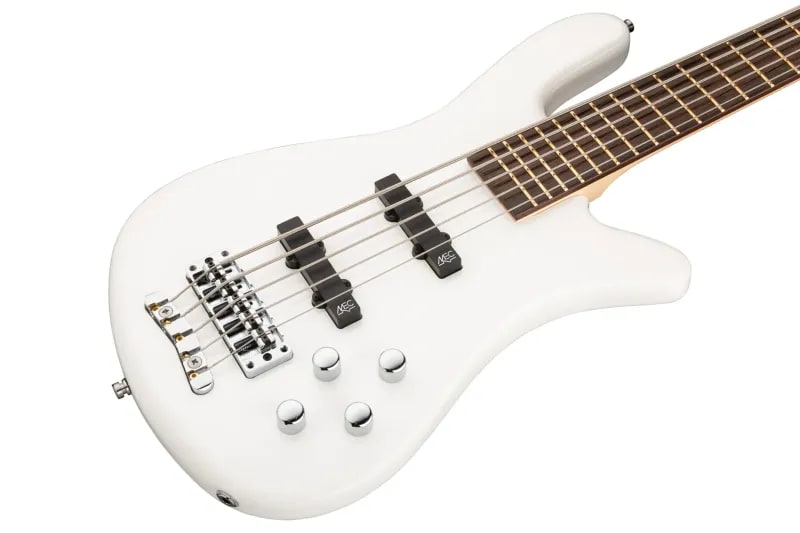 Warwick RockBass Streamer LX, 5-String - Solid White High Polish