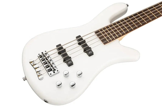 Warwick RockBass Streamer LX, 5-String - Solid White High Polish