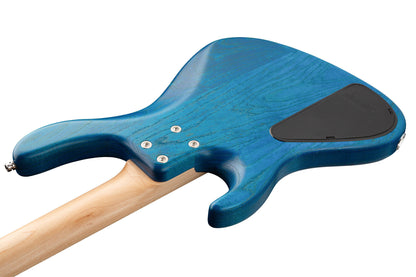 Sadowsky MetroLine 24-Fret Vintage JJ Bass 4 String, Swamp Ash Body, Ocean Blue Transparent Satin
