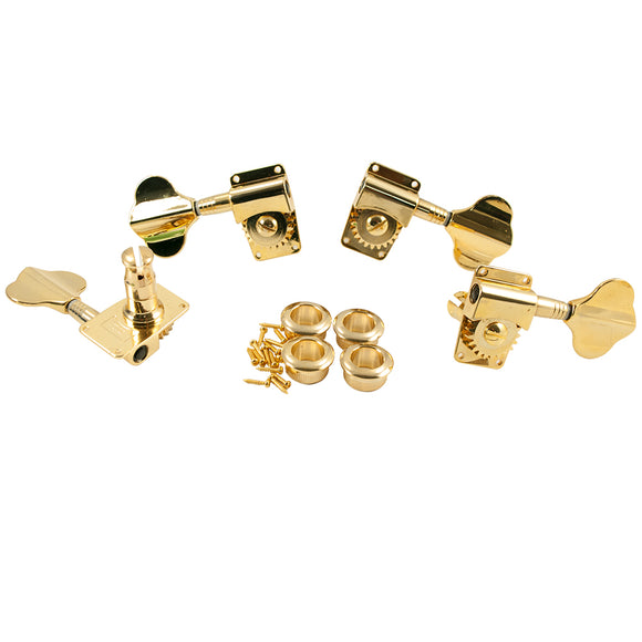 WD 2 Per Side Deluxe Bass Tuners Gold