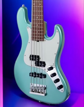 Sadowsky MetroExpress 21-Fret Hybrid P/J Bass Morado Fingerboard 5-String High Polish - Sage Green Metallic, Demo Video!