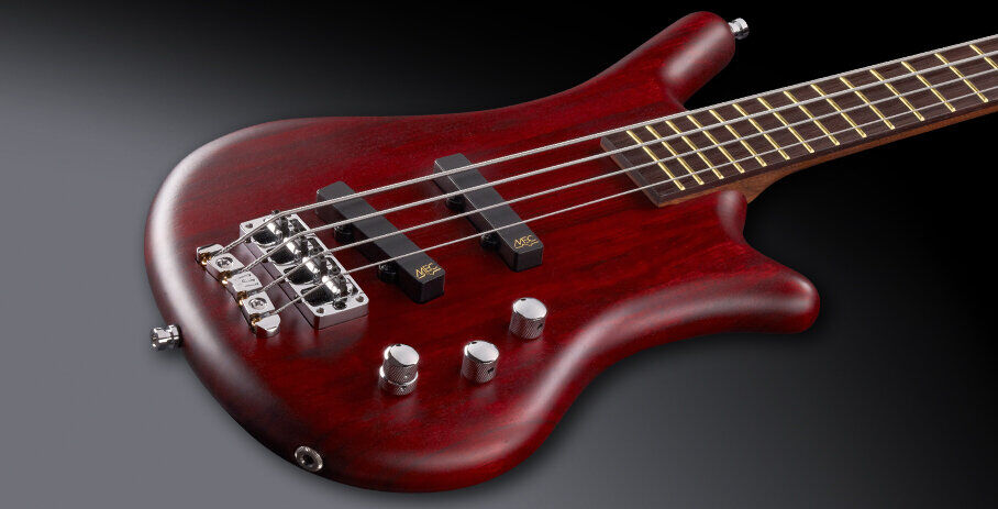 Warwick Pro Series Thumb BO 4 String Burgundy Red Transparent Satin