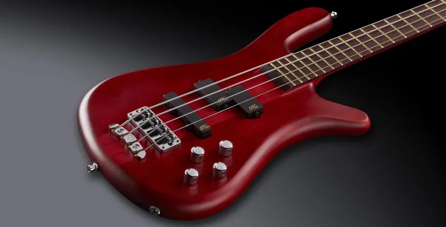 Warwick Pro Series Streamer Stage I 4 String Burgundy Red Transparent Satin GPS1264 01AA CHY FR