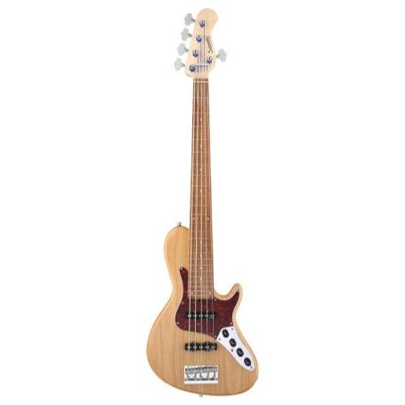 Sadowsky MetroLine 24-Fret Singlecut Vintage Bass 5 String, Red Alder Body, Natural Transparent Satin