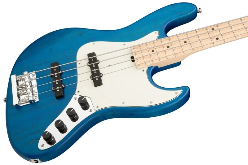 Sadowsky MetroLine 21-Fret Vintage J/J Bass-Swamp Ash Body-4 String-Ocean Blue Transparent Satin