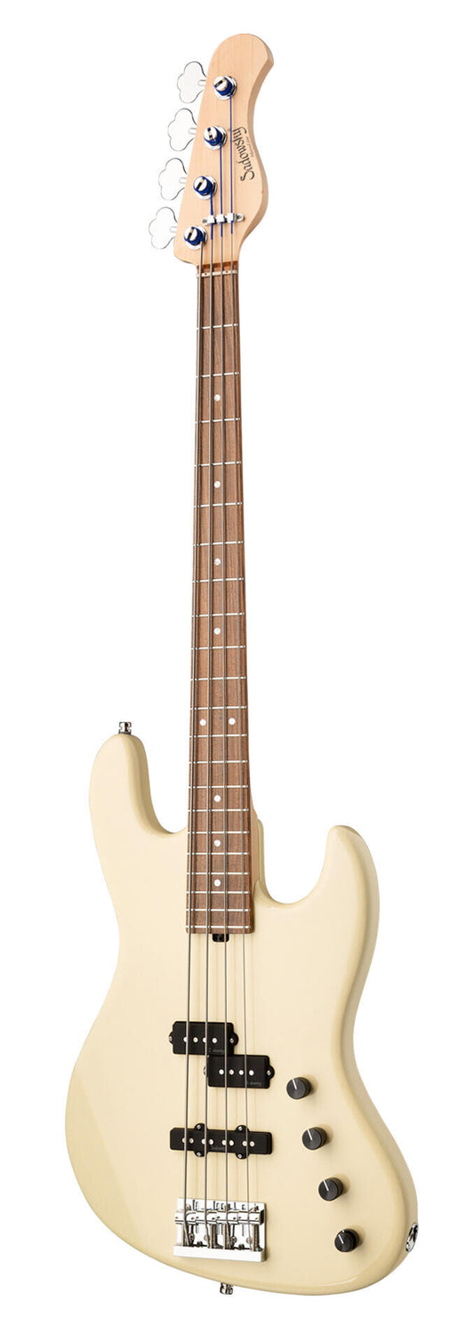 Sadowsky MetroLine 21 Fret Verdine White 4 String, Olympic White High Polish, Alder Body