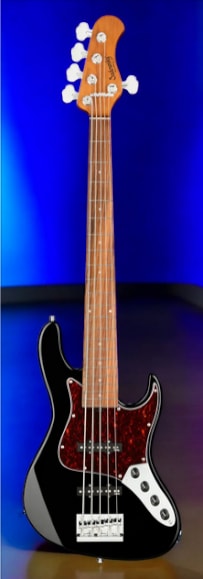 Sadowsky MetroExpress 22-Fret Will Lee Artist Line Bass Morado Fingerboard 5-String Solid Black High Polish