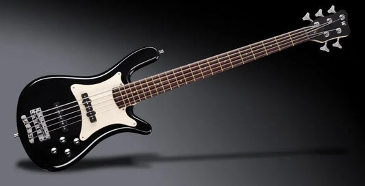 Warwick Teambuilt Pro Series Streamer CV, 5-String - Solid Black High Polish
