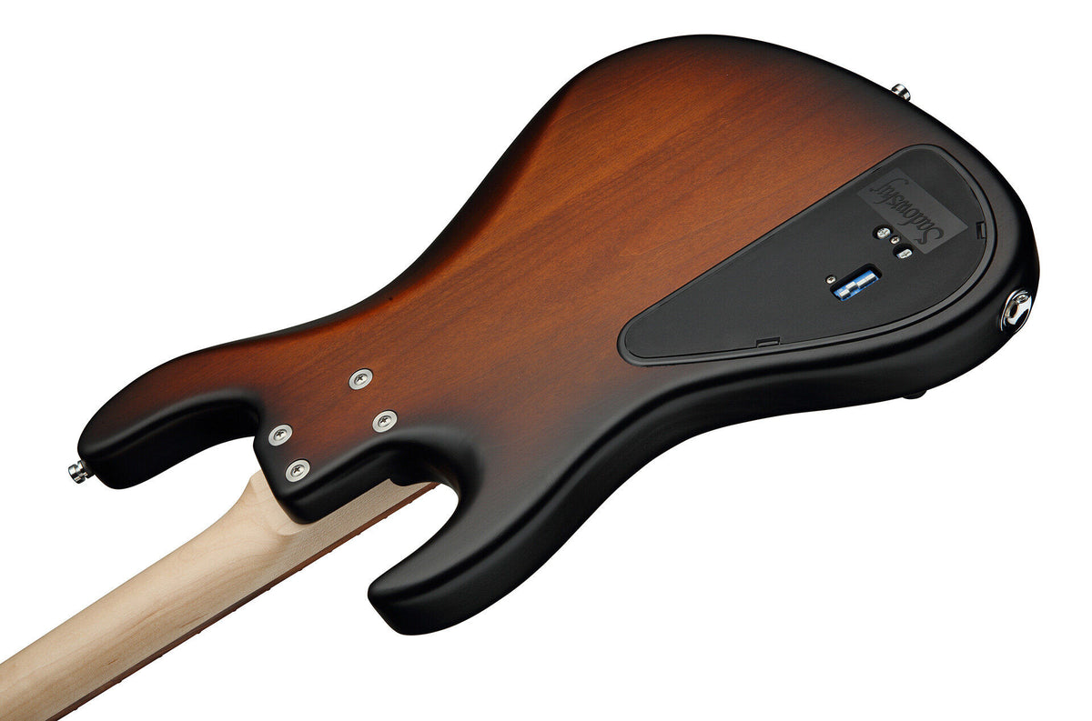 Sadowsky MetroLine 22-Fret Will Lee Bass, Red Alder Body, 4 String, Almond Sunburst Transparent Satin