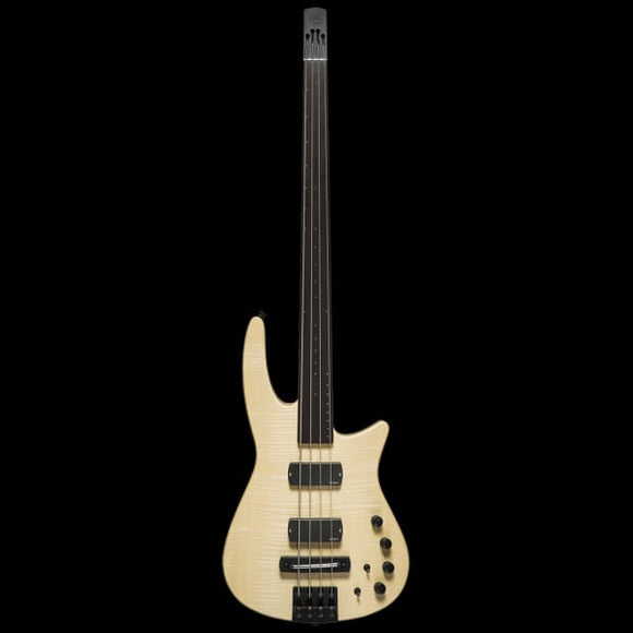 NS Design CR4 Radius Bass Guitar - Natural Satin - Fretless
