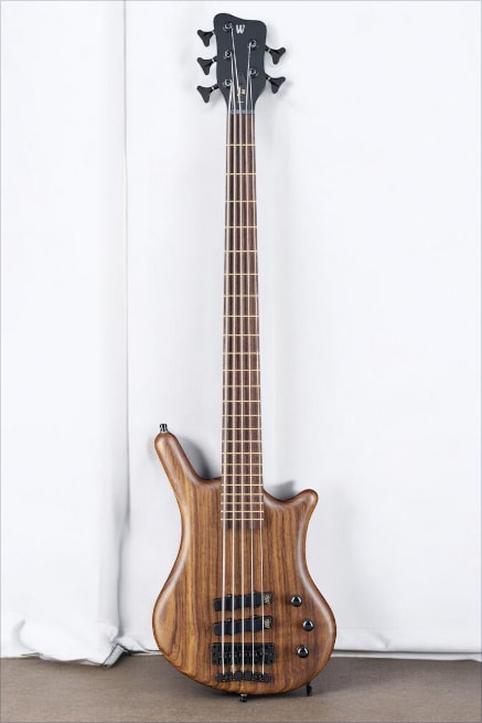 Warwick Pro Series Thumb BO-5 String-Natural Transparent Satin, Black Hardware