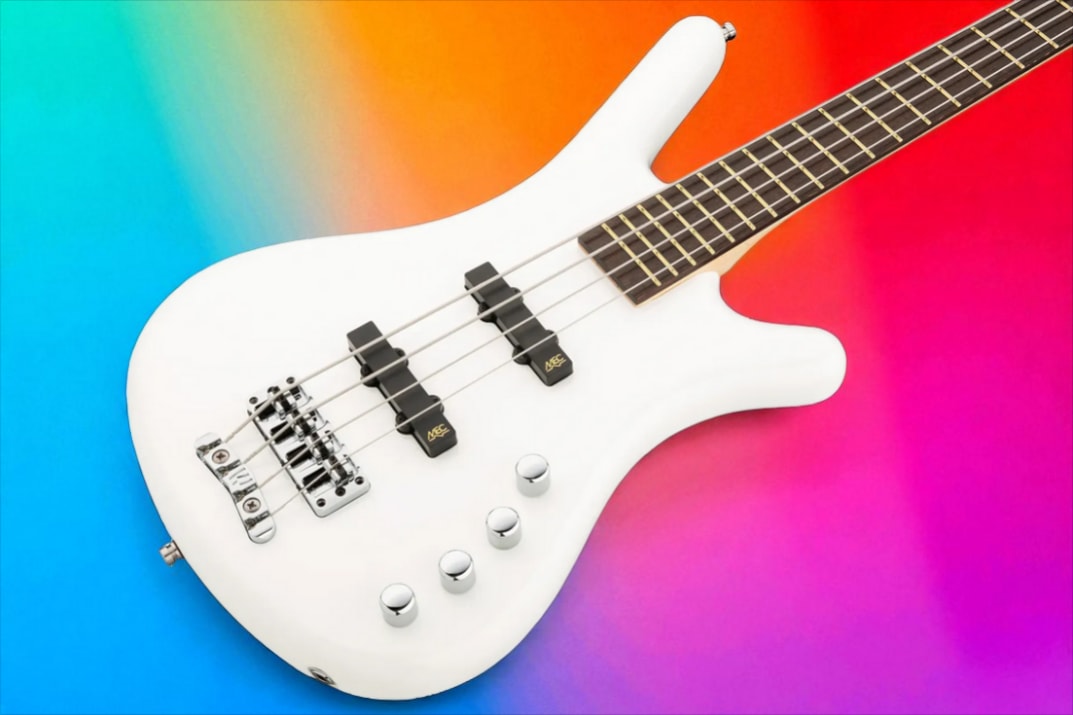 Warwick RockBass Corvette Basic 4-String Solid White High Polish