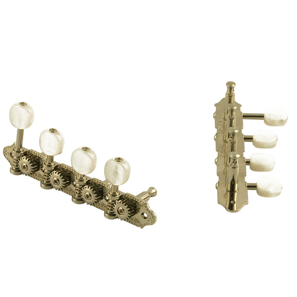 Grover F Vintage Style Professional Mandolin Machine Heads Gold