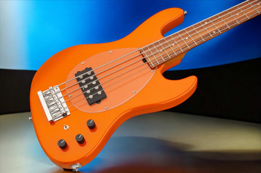 Sadowsky MetroExpress 21-Fret Vintage M Bass Morado Fingerboard 5-String - Solid Candy Apple Orange Metallic High Polish
