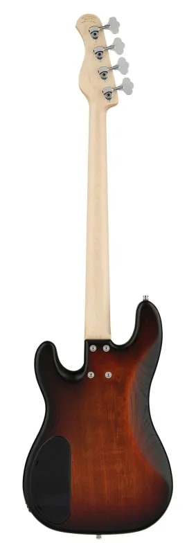 Sadowsky MetroLine 21-Fret Hybrid P/J Bass-Swamp Ash Body-4 String-Almond Sunburst Transparent Satin