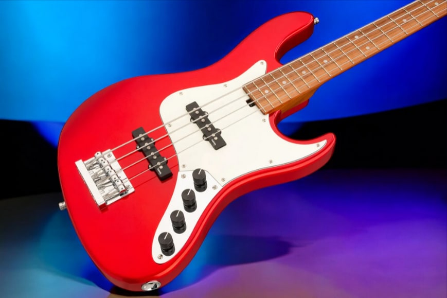 Sadowsky MetroExpress 22-Fret Will Lee Artist Line Bass, Morado Fingerboard, 4-String - Solid Candy Apple Red Metallic High Polish