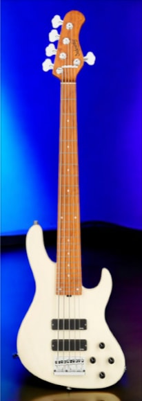 Sadowsky MetroExpress 5-String 24-Fret Modern Bass Roasted Maple Fingerboard 5-String Solid Olympic White