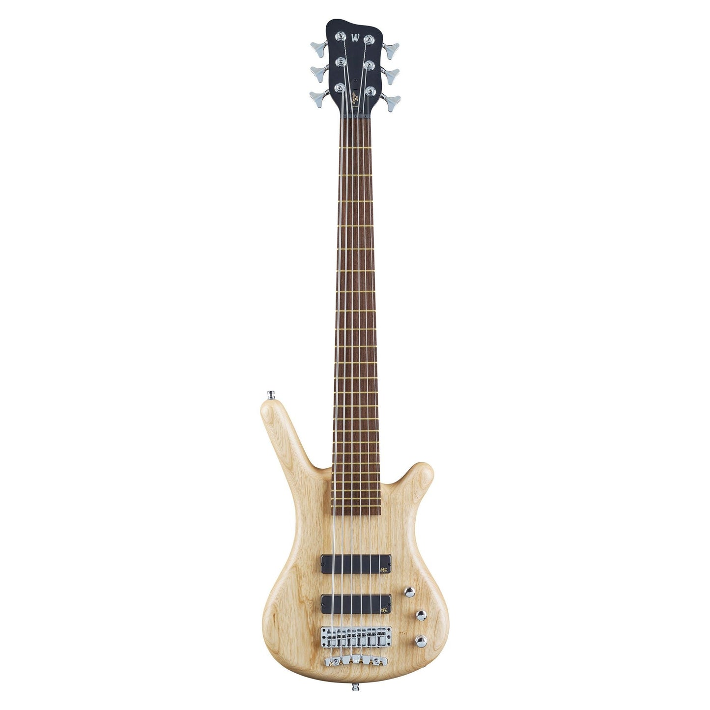 Warwick Pro Series Corvette Standard 6 String Active Ash Natural Transparent Satin GPS1246 90AA ASH FR