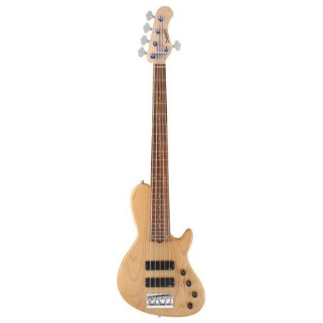 Sadowsky MetroLine 24-Fret Singlecut Soapbar Bass 5 String, Red Alder Body, Natural Transparent Satin