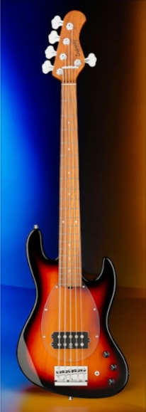 Sadowsky MetroExpress 21-Fret Vintage M Bass Morado Fingerboard 5-String - Tobacco Sunburst Transparent High Polish