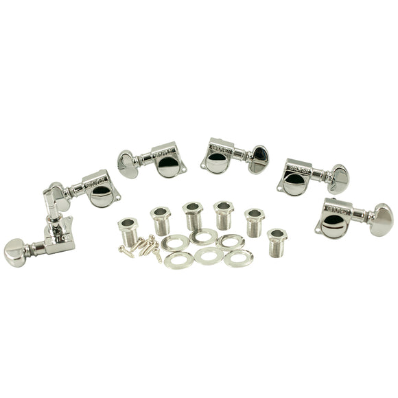 Grover 3 Per Side Mini Locking Rotomatics Chrome