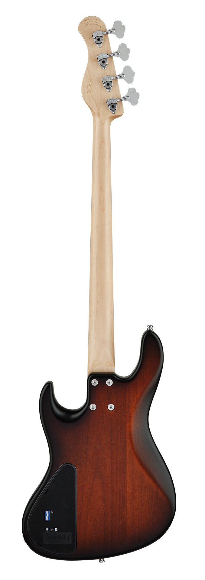 Sadowsky MetroLine 22-Fret Will Lee Bass, Red Alder Body, 4 String, Almond Sunburst Transparent Satin