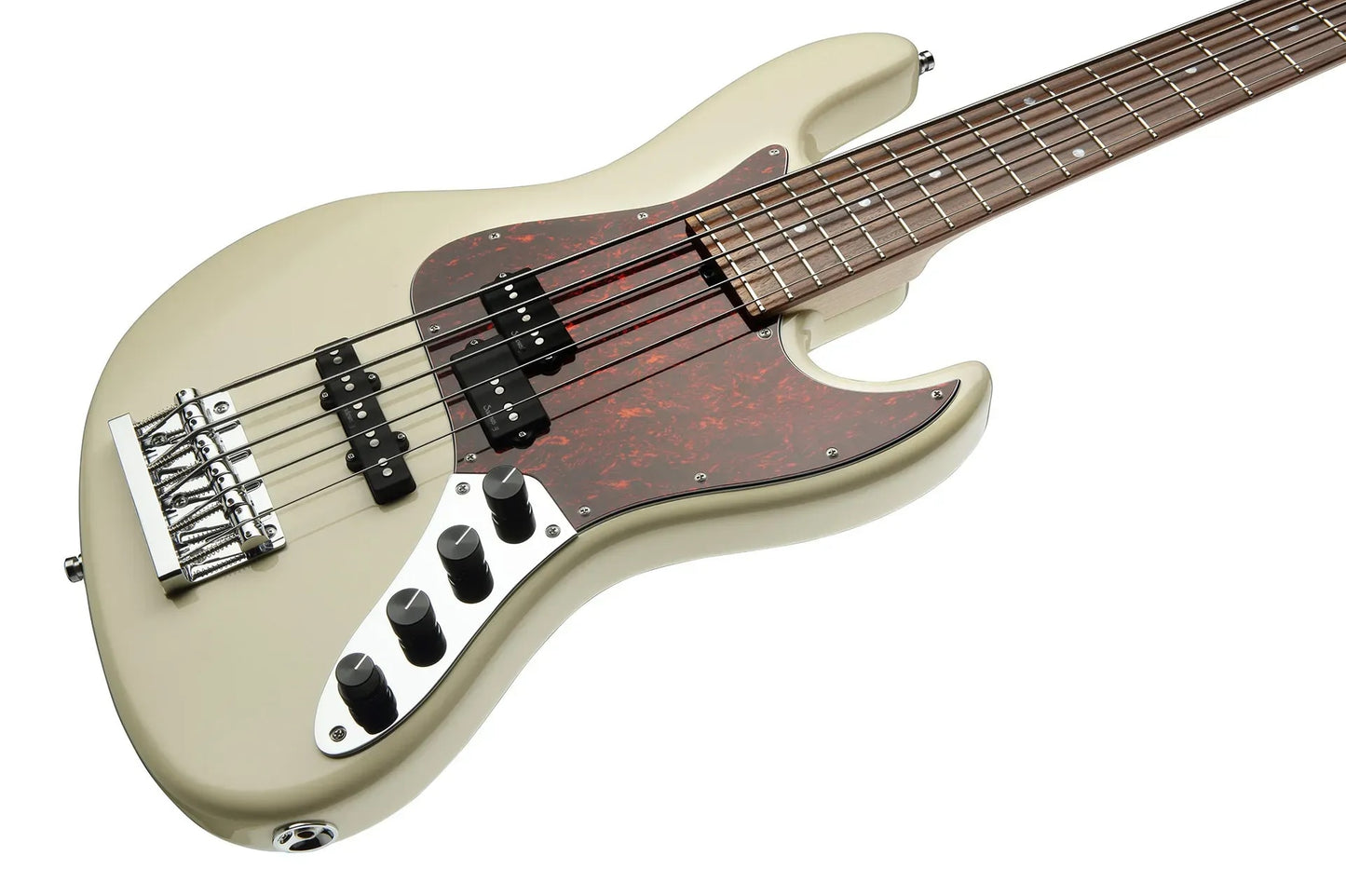 Sadowsky MetroLine 21-Fret Vintage P/J Bass-Red Alder Body-5 String-Solid Olympic White High Polish