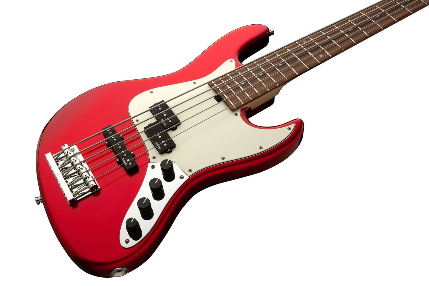 Sadowsky MetroLine 21-Fret Vintage P/J Bass-Red Alder Body-5 String-Solid Candy Apple Red Metallic